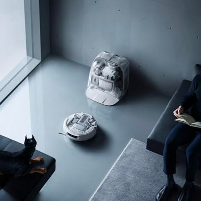 Robot Aspirador y mopa dji Romo P con diseño Transparente, succión de 25 000 Pa, detección a Nivel de dron