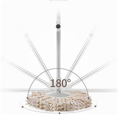 Juego de Cubo y fregona giratoria para el Suelo, Juego de Cubo para fregona giratoria, Cabezales Secos giratorios para el hogar, Cocina y Dormitorio