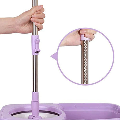 Trapeador, trapeador Giratorio y Sistema de Cubo Trapeador Giratorio autoescurrido con Cabezales de trapeador de Microfibra Lavables a máquina