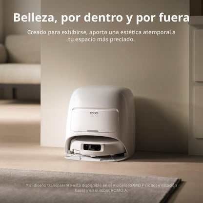 Robot Aspirador y mopa dji Romo S con succión de 25 000 Pa, detección a Nivel de dron, Brazos robóticos Dobles