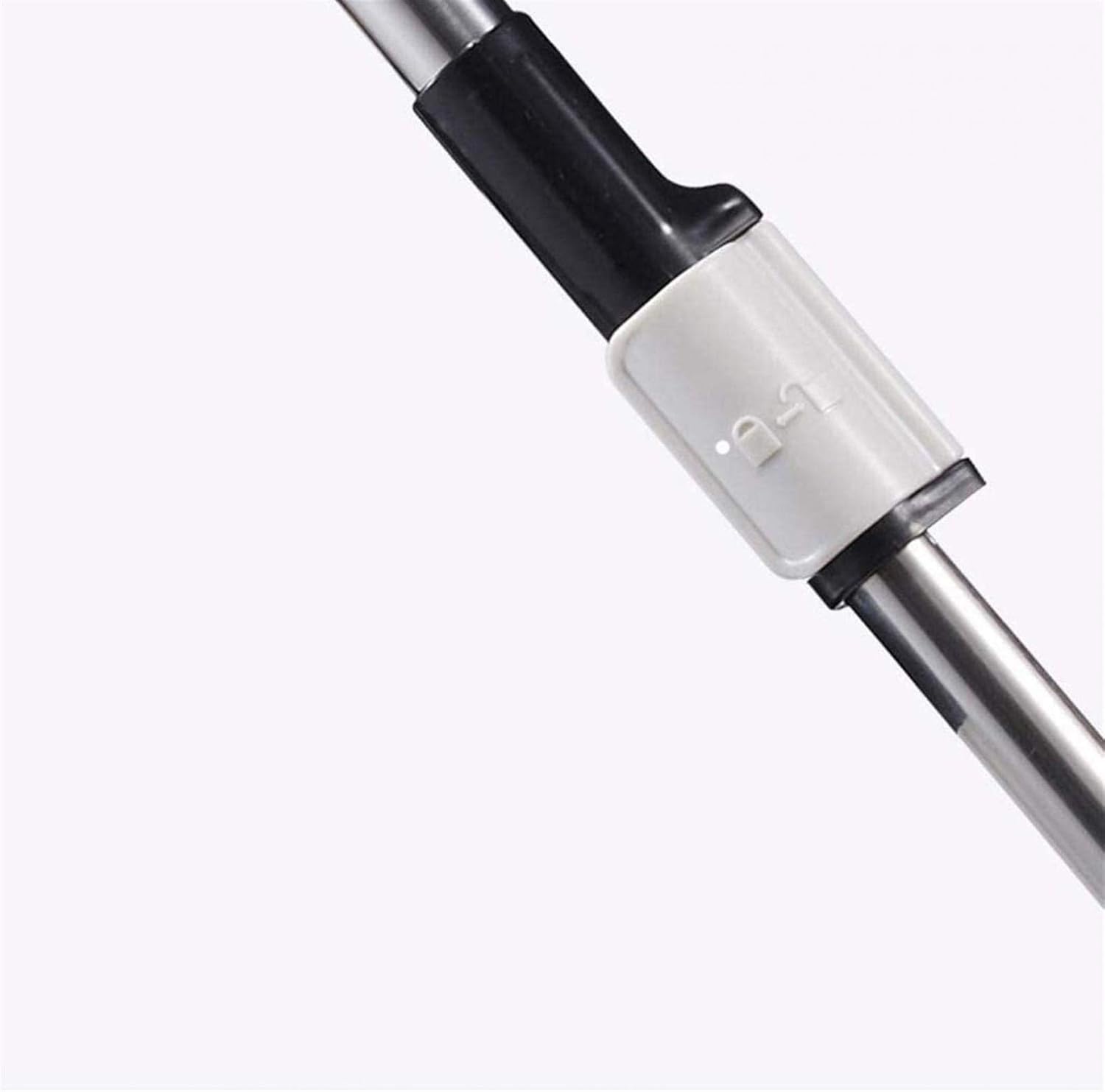 Juego De Fregona Y Cubeta, Cubo De Fregona Giratorio Plano De Microfibra Cubo Giratorio con Ruedas con Control De Humedad En El Piso; Limpieza Más Rápida; Microfibra De Fácil Manejo