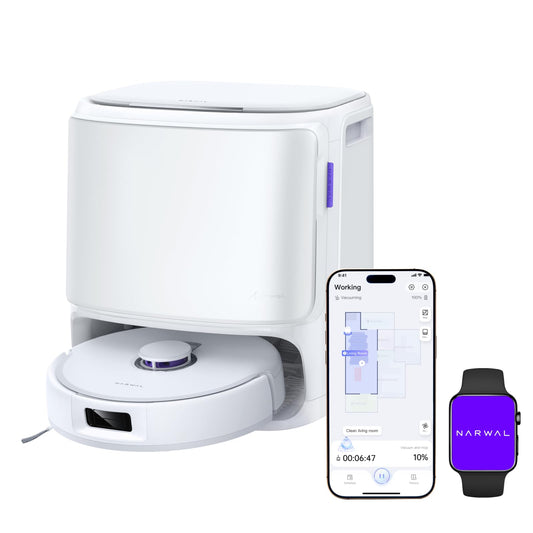 NARWAL Freo X10 Pro Robot Aspirador y Limpiador, 11000Pa, Doble Sistema Anti-Enredos, Paño Más Grande