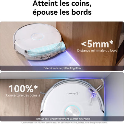 NARWAL Flow Robot Aspirador y Fregasuelos Todo en Uno, Sistema FlowWash de Autolimpieza, 22.000Pa de Succión