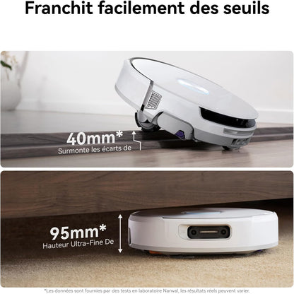 NARWAL Flow Robot Aspirador y Fregasuelos Todo en Uno, Sistema FlowWash de Autolimpieza, 22.000Pa de Succión