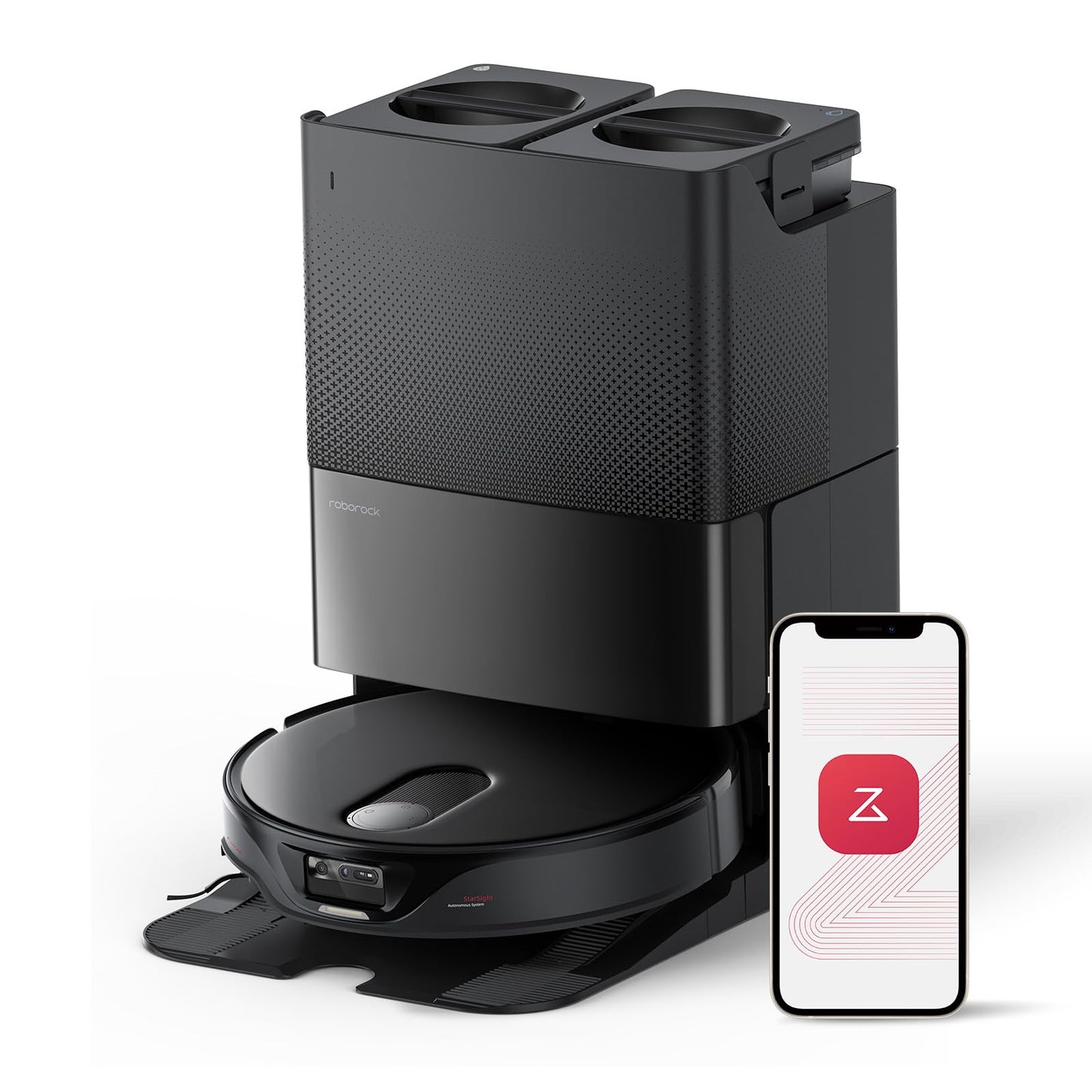 roborock Qrevo Slim Robot Aspirador, 8.2 cm, Navegación pionero Tiempo de Vuelo (ToF) en 3D y StarSight™