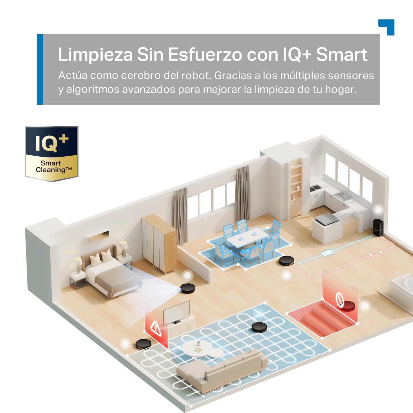 Tapo RV20 MAX Plus – Robot Aspirador y friegasuelos 4 en 1, succión de 5300 Pa, Vaciado automático de 3 L, navegación LiDAR+IMU