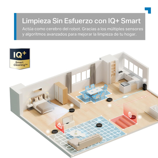 Tapo RV20 MAX Plus – Robot Aspirador y friegasuelos 4 en 1, succión de 5300 Pa, Vaciado automático de 3 L, navegación LiDAR+IMU