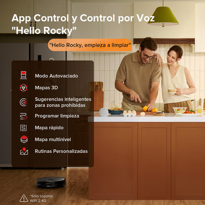 roborock Qrevo Slim Robot Aspirador, 8.2 cm, Navegación pionero Tiempo de Vuelo (ToF) en 3D y StarSight™