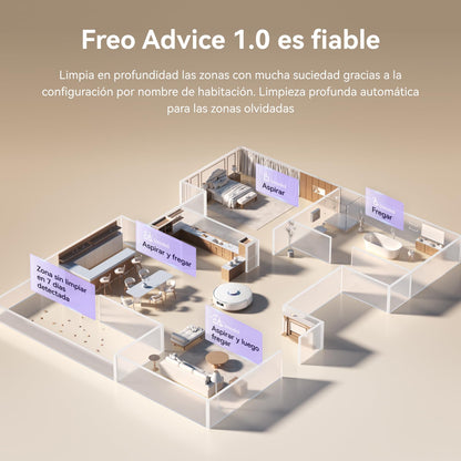 NARWAL Freo X10 Pro Robot Aspirador y Limpiador, 11000Pa, Doble Sistema Anti-Enredos, Paño Más Grande