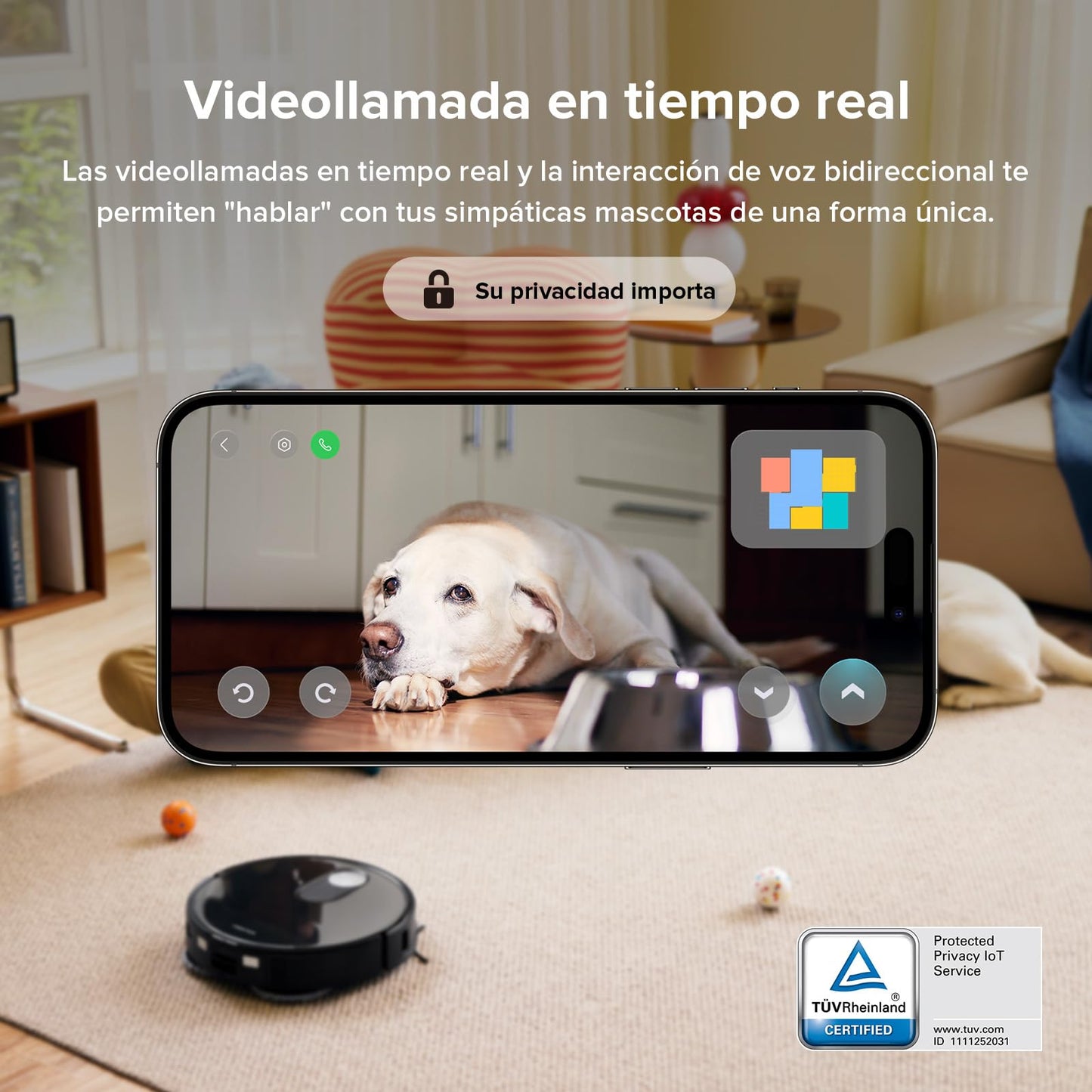 roborock Qrevo Slim Robot Aspirador, 8.2 cm, Navegación pionero Tiempo de Vuelo (ToF) en 3D y StarSight™