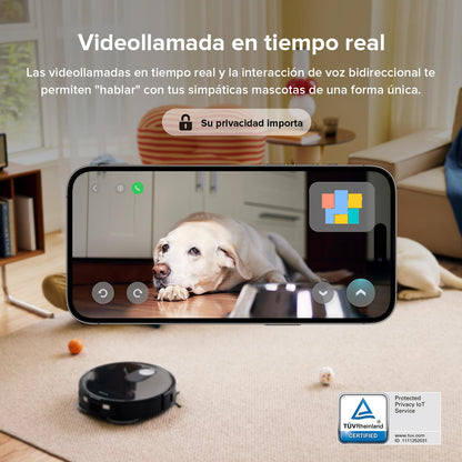 roborock Qrevo Slim Robot Aspirador, 8.2 cm, Navegación pionero Tiempo de Vuelo (ToF) en 3D y StarSight™