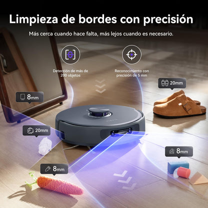 NARWAL Freo Z10 Ultra Robot Aspirador con Potencia De Aspiración 18000 Pa, Extensión Dinámica De Mopa, Sistema Anti-Enredos Y Limpieza