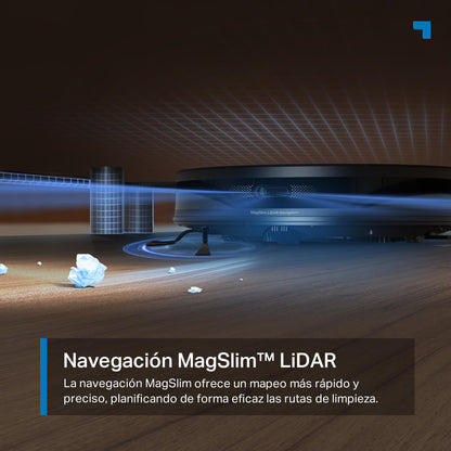 Tapo RV20 MAX Plus – Robot Aspirador y friegasuelos 4 en 1, succión de 5300 Pa, Vaciado automático de 3 L, navegación LiDAR+IMU
