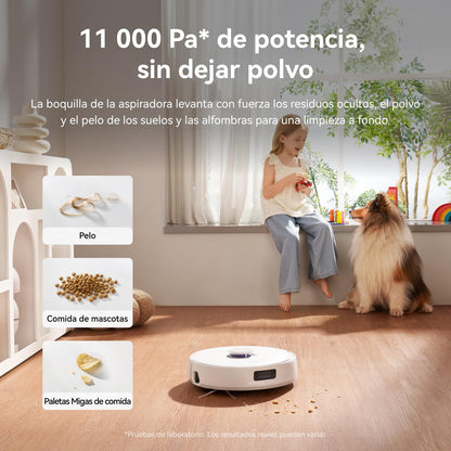 NARWAL Freo X10 Pro Robot Aspirador y Limpiador, 11000Pa, Doble Sistema Anti-Enredos, Paño Más Grande