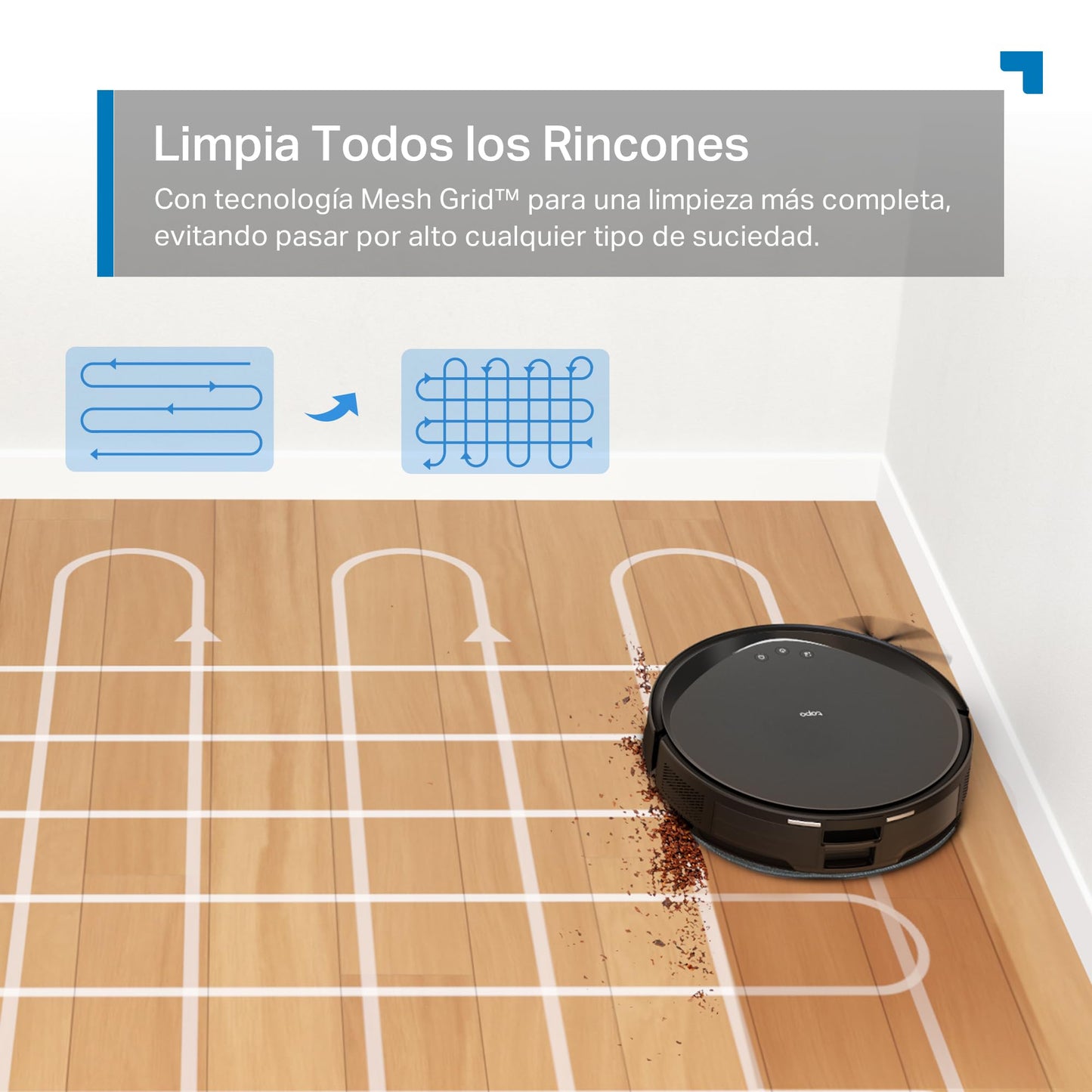 Tapo RV20 MAX Plus – Robot Aspirador y friegasuelos 4 en 1, succión de 5300 Pa, Vaciado automático de 3 L, navegación LiDAR+IMU