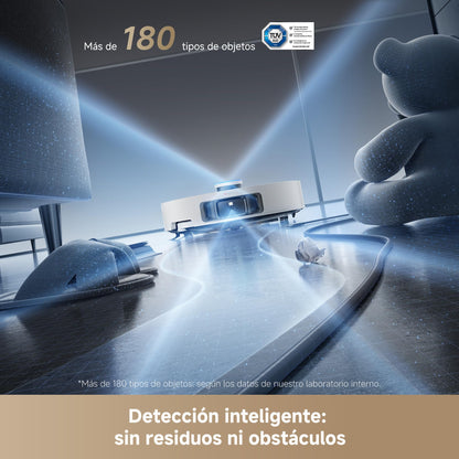 DREAME L50 Pro Ultra Robot Aspirador y Fregasuelos, 19500 Pa, Autolimpieza de la Mopa, Detección de Obstáculos Inteligente