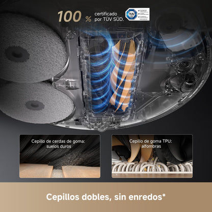 DREAME L50 Pro Ultra Robot Aspirador y Fregasuelos, 19500 Pa, Autolimpieza de la Mopa, Detección de Obstáculos Inteligente