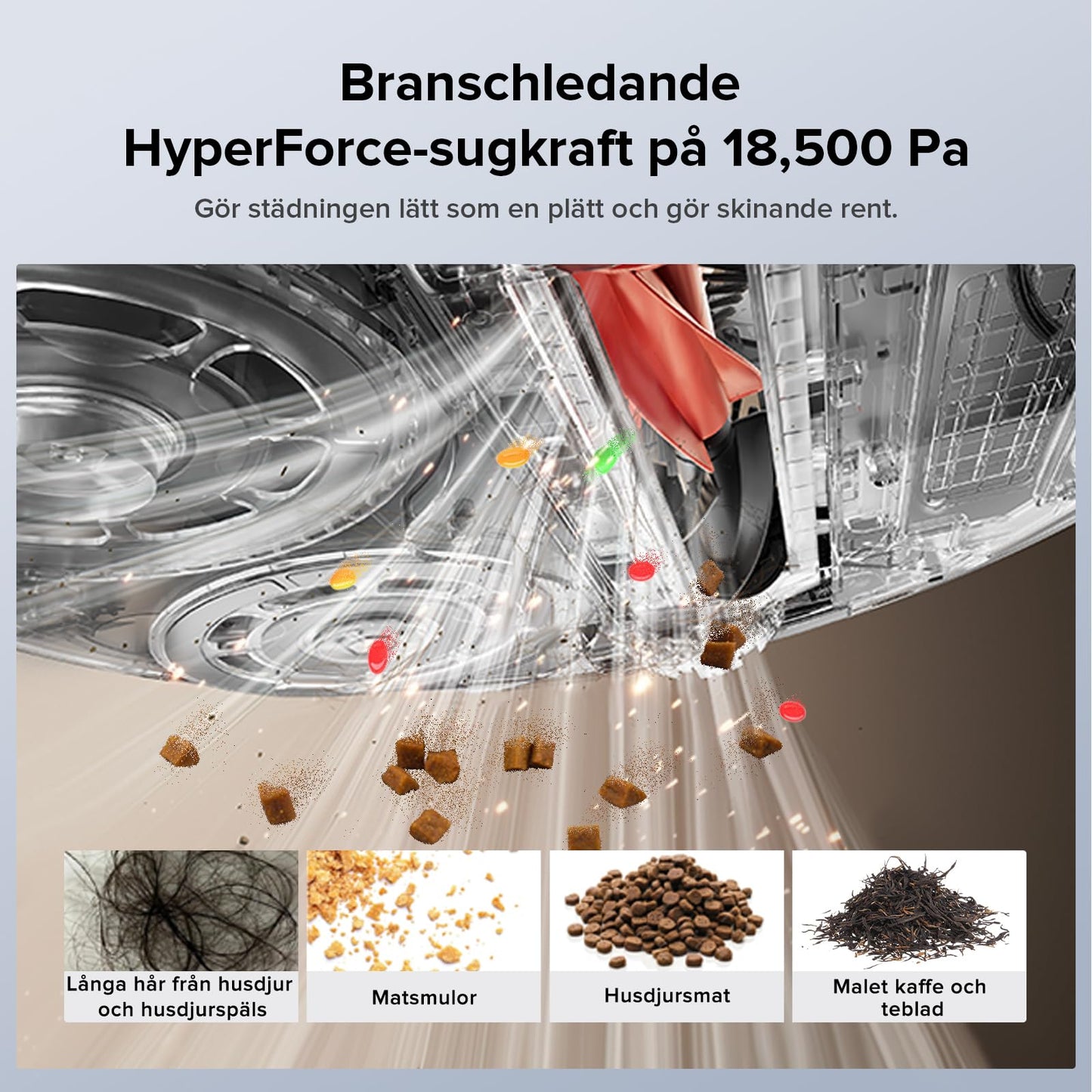 roborock Qrevo Edge S5A Robot Aspirador y Fregasuelos 18.500 Pa, Sin Enredos, FlexiArm Cepillo Lateral y Mopa