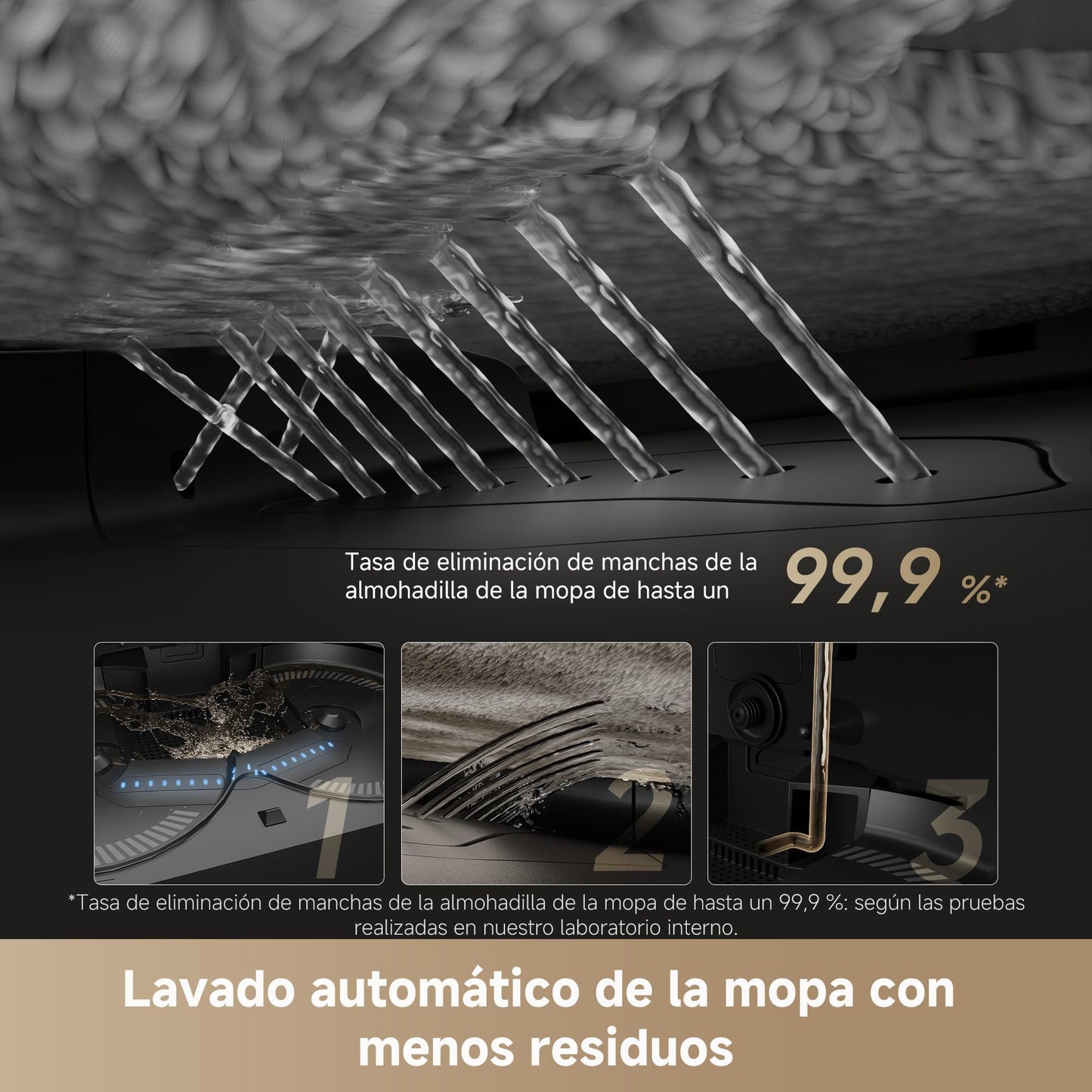 DREAME X50 Ultra Complete Robot Aspirador y Fregasuelos, Succión 20.000Pa, Overcoming Obstacles hasta 6 cm