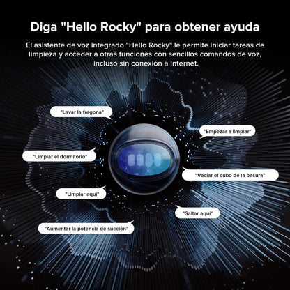 roborock Saros 10R Robot Aspirador 22000Pa Succión con mopa, Cuerpo Ultrafino de 7,98 cm, Obstáculo Extremo de 4 cm, Sin enredos