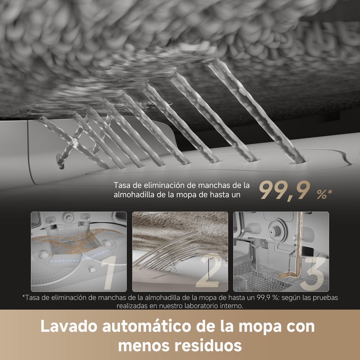 dreame X50 Ultra Complete Robot Aspirador y Fregasuelos, 20000Pa Succión, Overcoming Obstacles hasta 6 CM, Control de Radar Elevado y Bajado